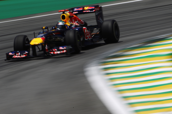 Vettel breaks record with pole in Brazil Vettel breaks record with pole in Brazil
