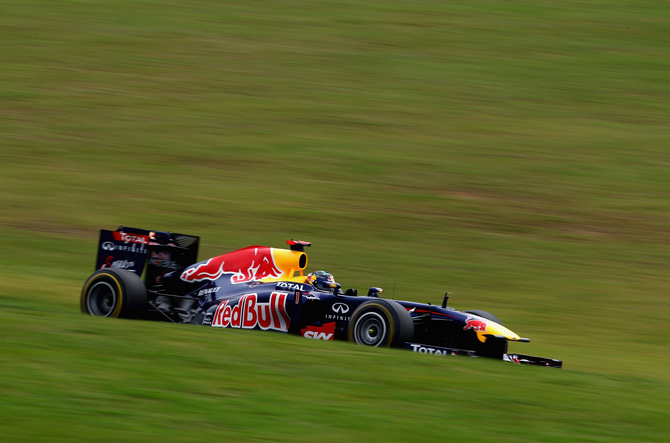 Vettel breaks record with pole in Brazil Vettel breaks record with pole in Brazil