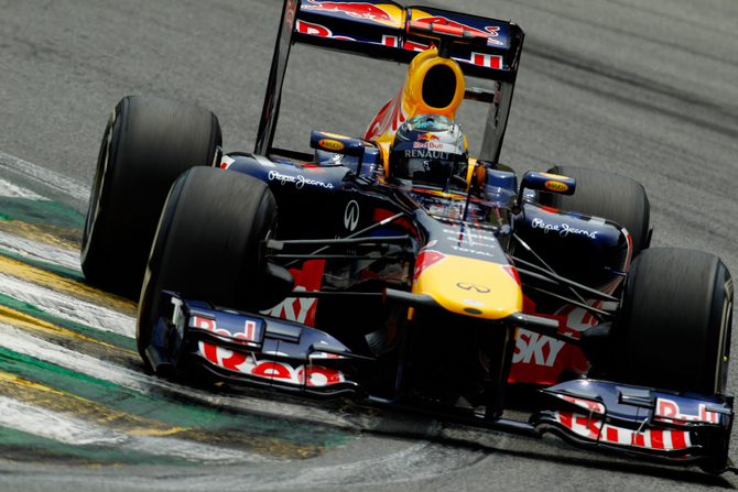 Vettel breaks record with pole in Brazil Vettel breaks record with pole in Brazil