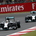 Both Mercedes were fighting for the win midway in the race