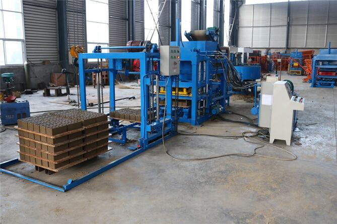 Inspection when brick machine is installed Inspection when brick machine is installed