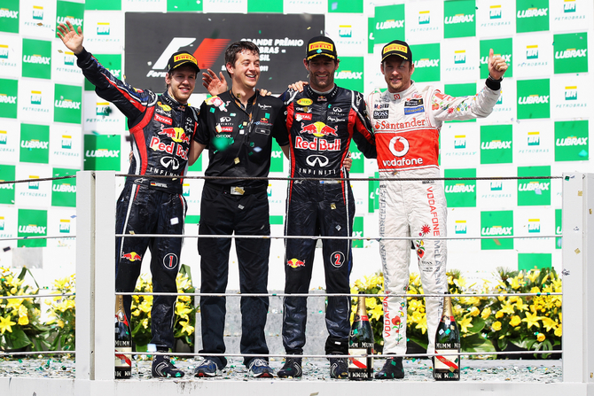 Webber wins last race of the year Webber wins last race of the year