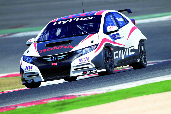 The Civic WTCC uses a new turbo 1.6-liter engine The Civic WTCC uses a new turbo 1.6-liter engine