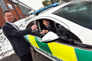 The ambulance version gets lights, a siren and a data system