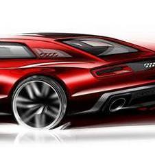 The rear has a large pane of rear glass and horizontal taillights