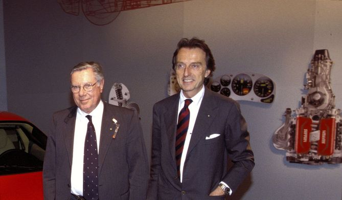 Sergio Pininfarina e Luca di Montezemolo Sergio Pininfarina e Luca di Montezemolo