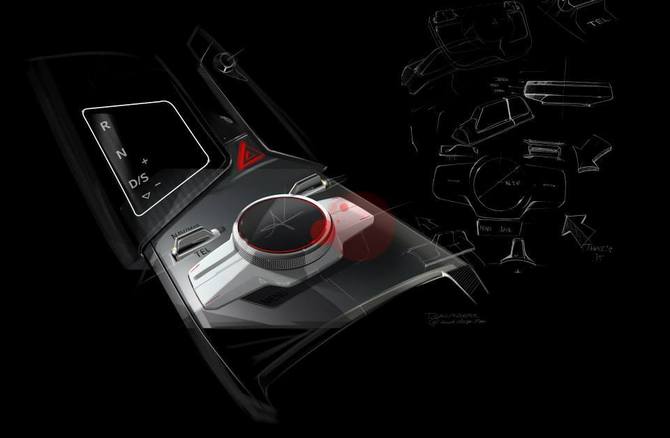 It has an automatic transmission and dial to control the infotainment system It has an automatic transmission and dial to control the infotainment system