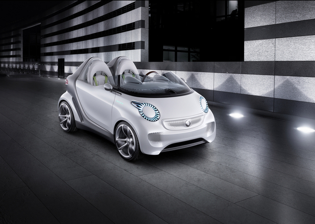 Throughout the last three years smart launched five concepts which are the design basis of the new fortwo and forfour Throughout the last three years smart launched five concepts which are the design basis of the new fortwo and forfour