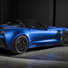 The Corvette Z06 Convertible gets at least 625hp from the supercharged 6.2-litre V8 engine