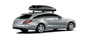 Mercedes offers roof racks in three different sizes