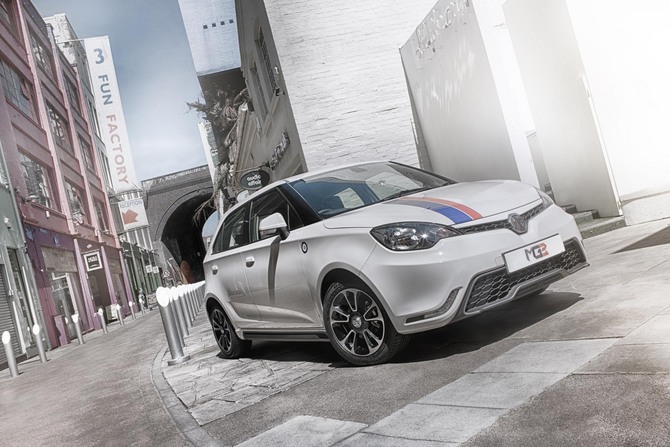 The car is based on the MG Zero concept from 2010 The car is based on the MG Zero concept from 2010