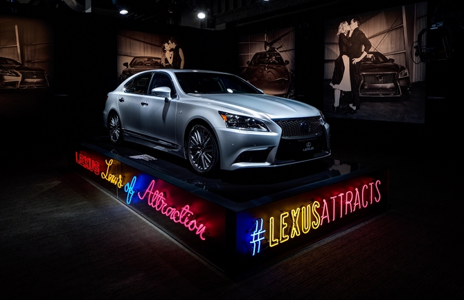 Lexus unveiled the new LS last night in San Francisco, California Lexus unveiled the new LS last night in San Francisco, California
