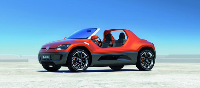 O Up Buggy retira alguma inspiração, em termos de design, do Manx Buggy e do Volkswagen Thing O Up Buggy retira alguma inspiração, em termos de design, do Manx Buggy e do Volkswagen Thing