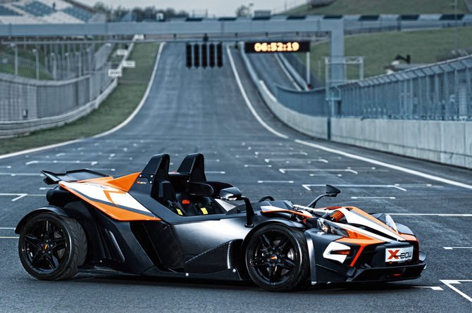 KTM introduced the X-Bow in 2008 with a tuned VW turbo engine KTM introduced the X-Bow in 2008 with a tuned VW turbo engine