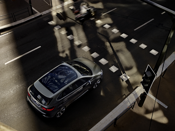 The car also has a large sunroof The car also has a large sunroof