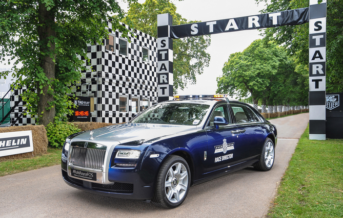 A Ghost Extended Wheelbase is the Race Director’s car at this year’s Goodwood Festival will be deleted A Ghost Extended Wheelbase is the Race Director’s car at this year’s Goodwood Festival will be deleted
