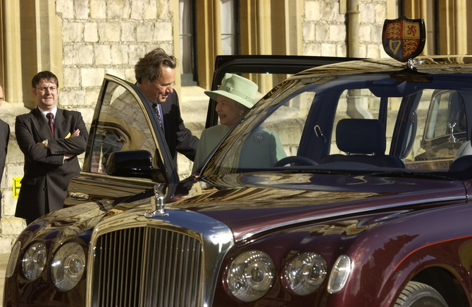 The Queen received the limousine in 2002 after two years of work from Bentley The Queen received the limousine in 2002 after two years of work from Bentley