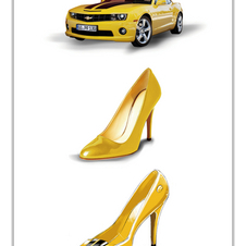 Chevrolet created this add for the Camaro playing on the concept