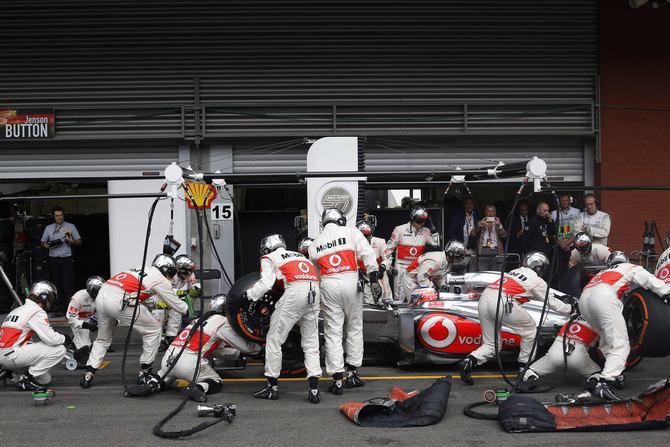 McLaren is already testing the system McLaren is already testing the system