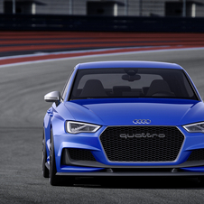 The A3 clubsport quattro is based on the S3 sedan and has 525hp and will be unveiled at the end of the month in Austria.