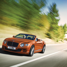 The extra dynamic performance of the Continental flagship model is complemented by a more distinctive look