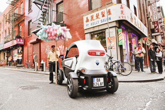 Twizy fait escale à New-York city ! Twizy fait escale à New-York city !