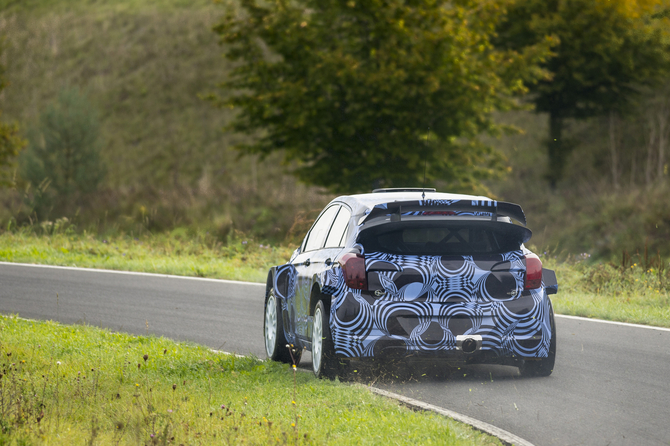 The first official tests of the new i20 WRC started last month The first official tests of the new i20 WRC started last month