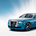 The cars are specially colored in blue and silver like the original cars