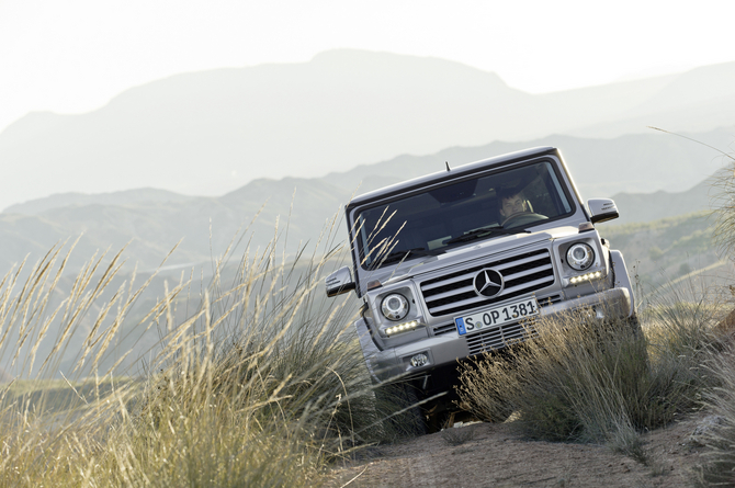 O Mercedes Classe G mantém as suas características de todo-o-terreno O Mercedes Classe G mantém as suas características de todo-o-terreno