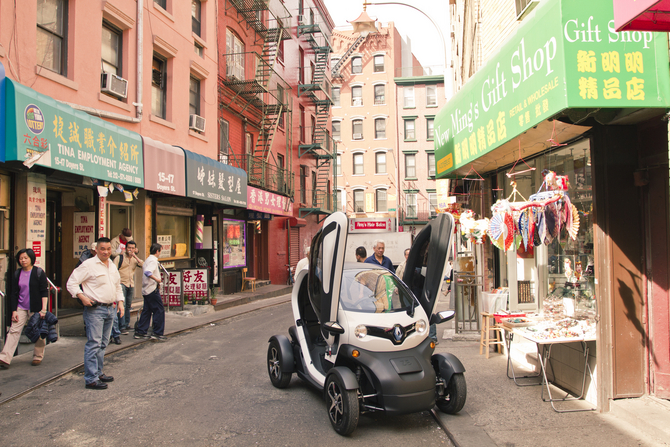 Twizy fait escale à New-York city ! Twizy fait escale à New-York city !