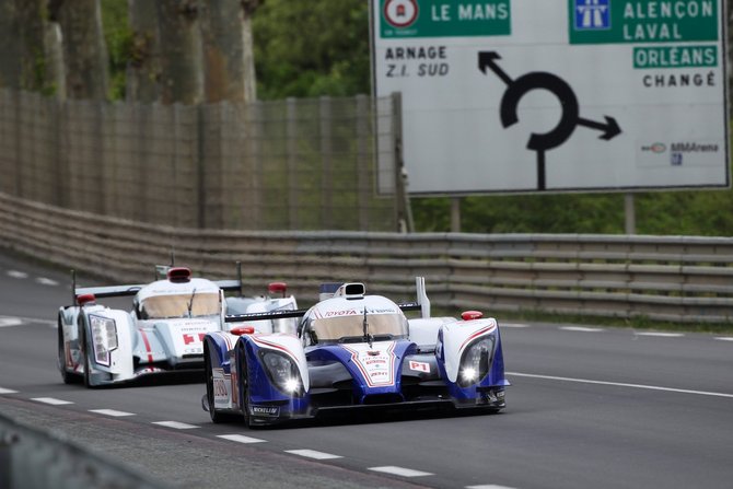 At times Toyota held the fastest lap on track At times Toyota held the fastest lap on track