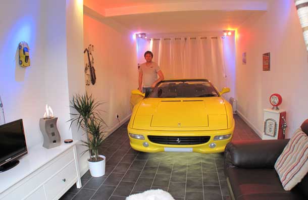 Cars Parked Inside Homes: Pretty or Pretty Weird? Cars Parked Inside Homes: Pretty or Pretty Weird?