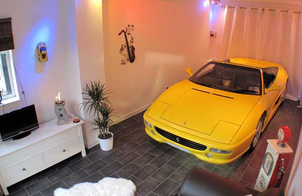 Cars Parked Inside Homes: Pretty or Pretty Weird? Cars Parked Inside Homes: Pretty or Pretty Weird?