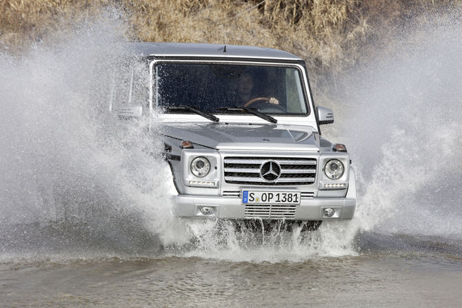 O Mercedes Classe G mantém as suas características de todo-o-terreno O Mercedes Classe G mantém as suas características de todo-o-terreno
