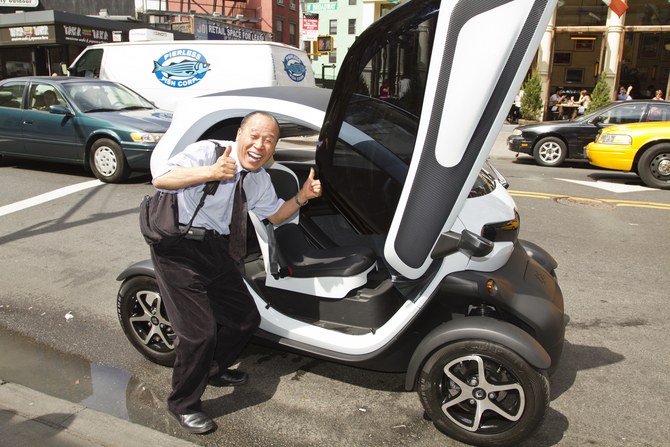 Twizy fait escale à New-York city ! Twizy fait escale à New-York city !