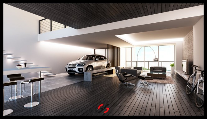 Cars Parked Inside Homes: Pretty or Pretty Weird? Cars Parked Inside Homes: Pretty or Pretty Weird?