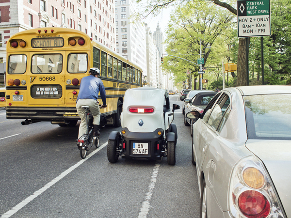 Twizy fait escale à New-York city ! Twizy fait escale à New-York city !