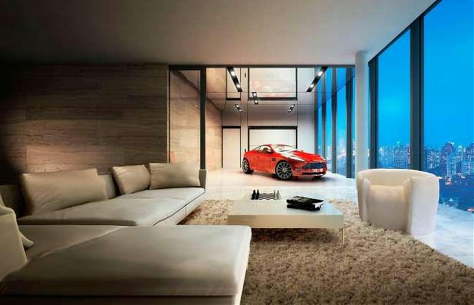 Cars Parked Inside Homes: Pretty or Pretty Weird? Cars Parked Inside Homes: Pretty or Pretty Weird?