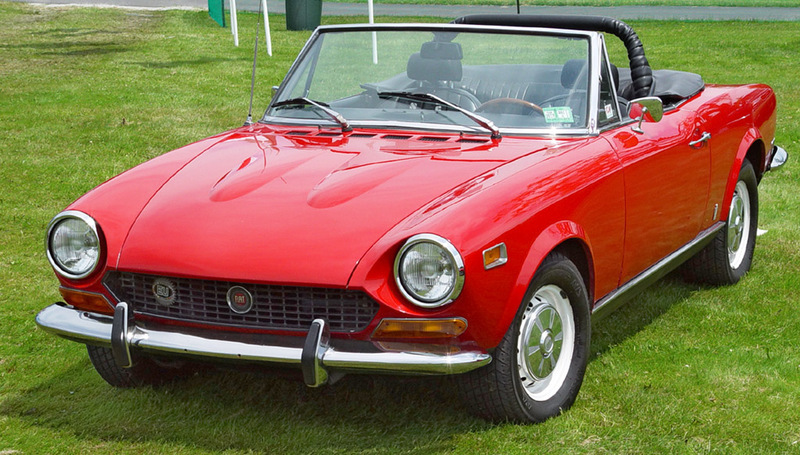 Fiat 124 Spider 1800 basic info spec rating