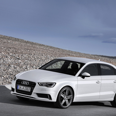 The A3 Sedan is based on the same platform as the S3 Sportback