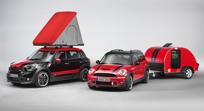 Mini Offering Camper and Tent for Cooper Mini Offering Camper and Tent for Cooper