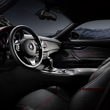 The rest of the interior is a mix of red and black leather