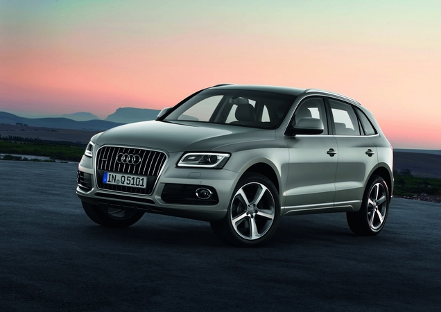 Audi also gave the car new headlights Audi also gave the car new headlights