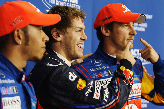 Vettel conquers 14th pole and equals Mansell record Vettel conquers 14th pole and equals Mansell record