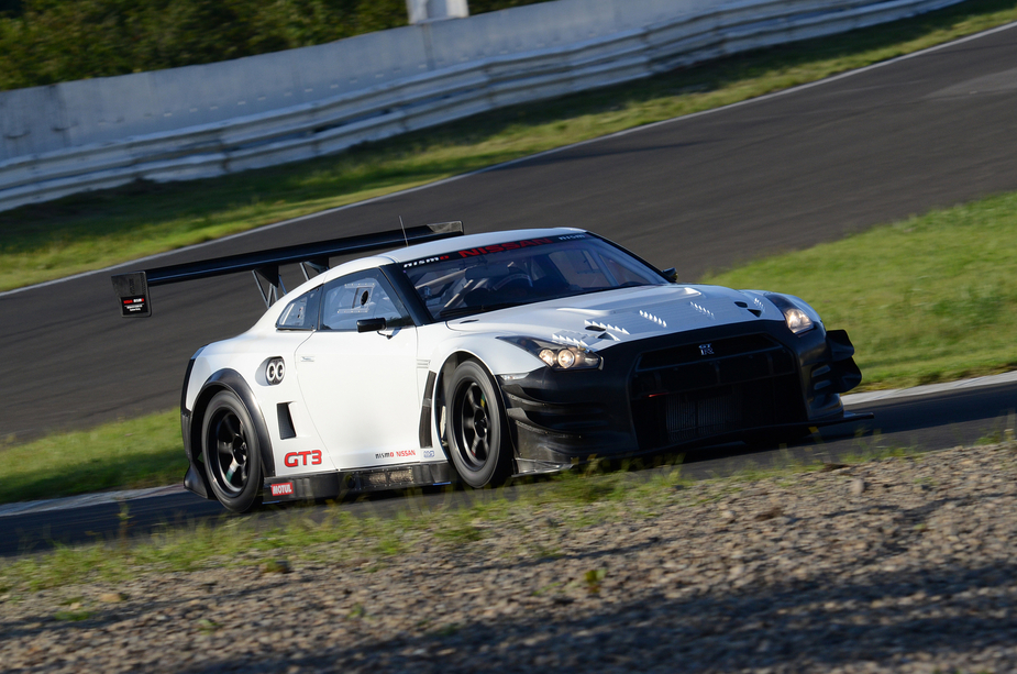 Nissan added canards, larger fender louvers and an improved rear wing