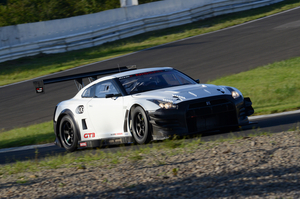 Nissan added canards, larger fender louvers and an improved rear wing