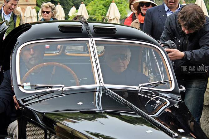 Ralph Laurens 1938 Bugatti 57SC Atlantic gewinnt in beim Villa d'Este Ralph Laurens 1938 Bugatti 57SC Atlantic gewinnt in beim Villa d'Este