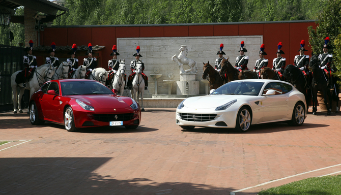 A Ferrari terá vários carros em exibição A Ferrari terá vários carros em exibição