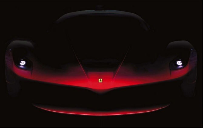 Ferrari released a higher-res teaser image Ferrari released a higher-res teaser image