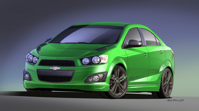 The Sonic Z-Spec 1 is available now at Chevy dealers from the parts catalog The Sonic Z-Spec 1 is available now at Chevy dealers from the parts catalog